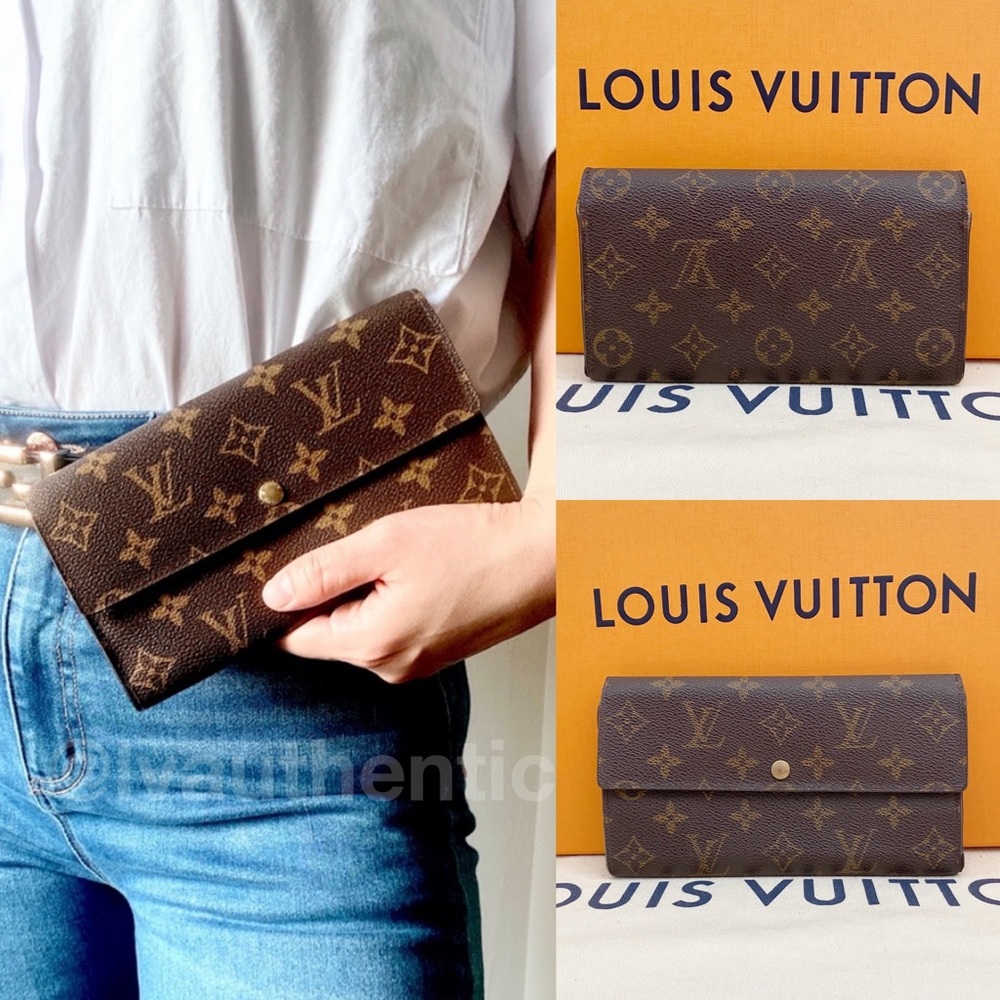 💎✨SARAH WALLET✨💎Louis Vuitton Monogram Auth!